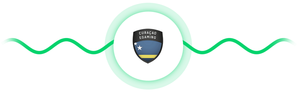 Curacao Lizenz Logo klein und rund